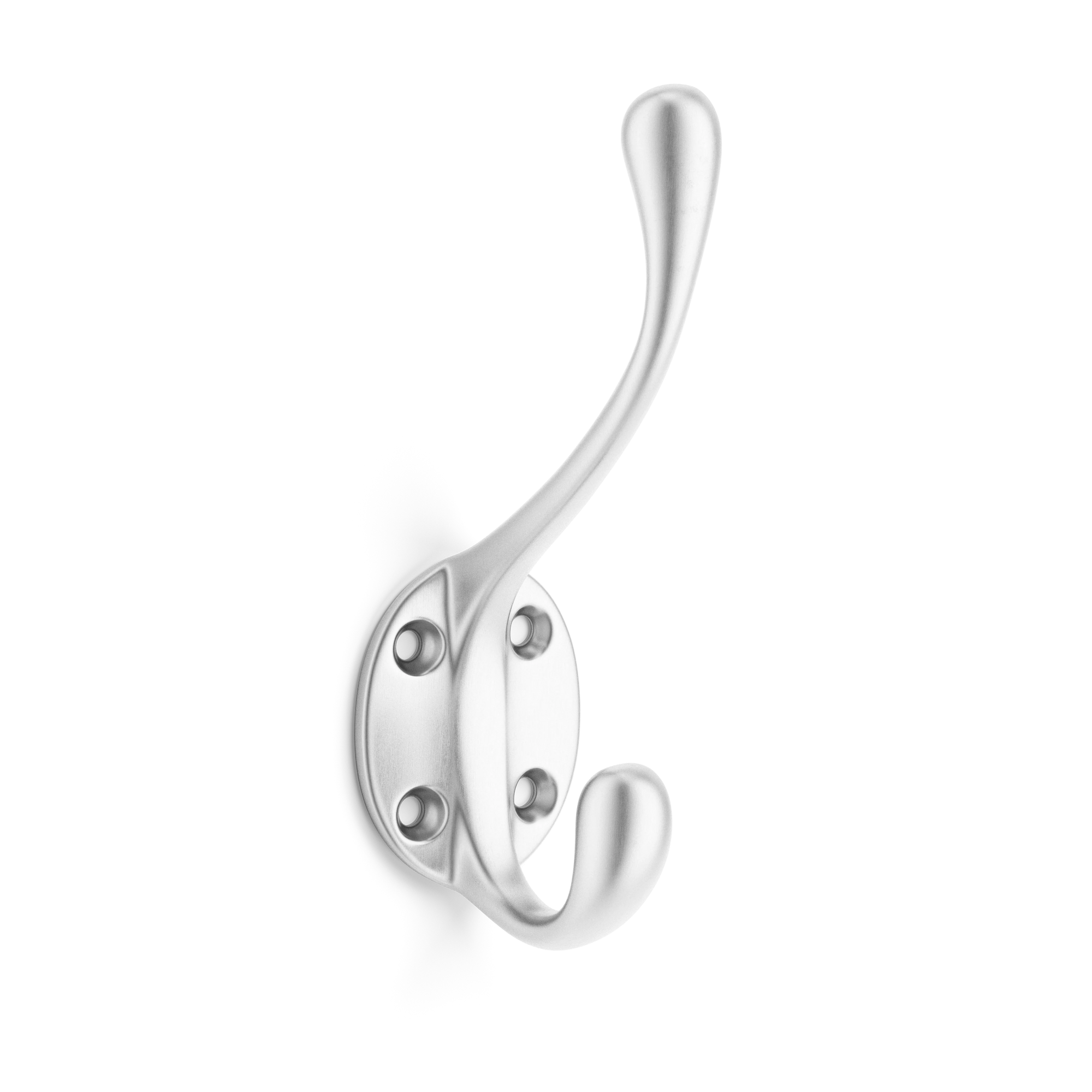 Armac Martin Cotswold Hat and Coat Hook in 127mm / Satin Chrome Plate