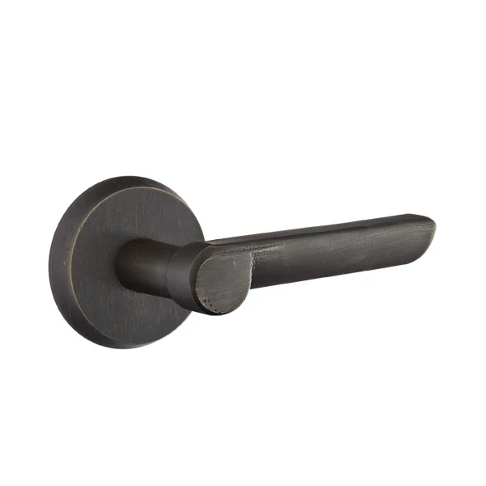Emtek Aurora Lever with #2 Rosette in Medium Bronze