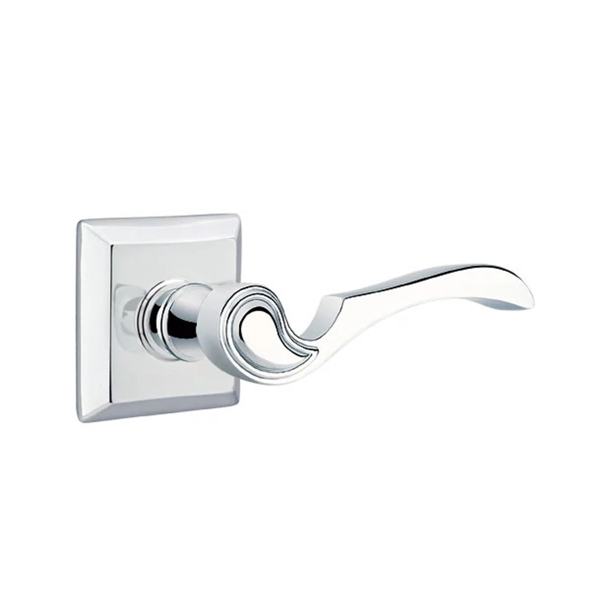 Emtek Coventry Lever with Quincy Rosette in Polished Chrome