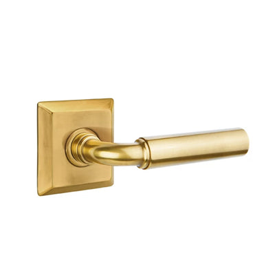 Emtek Manning Lever with Quincy Rosette in French Antique