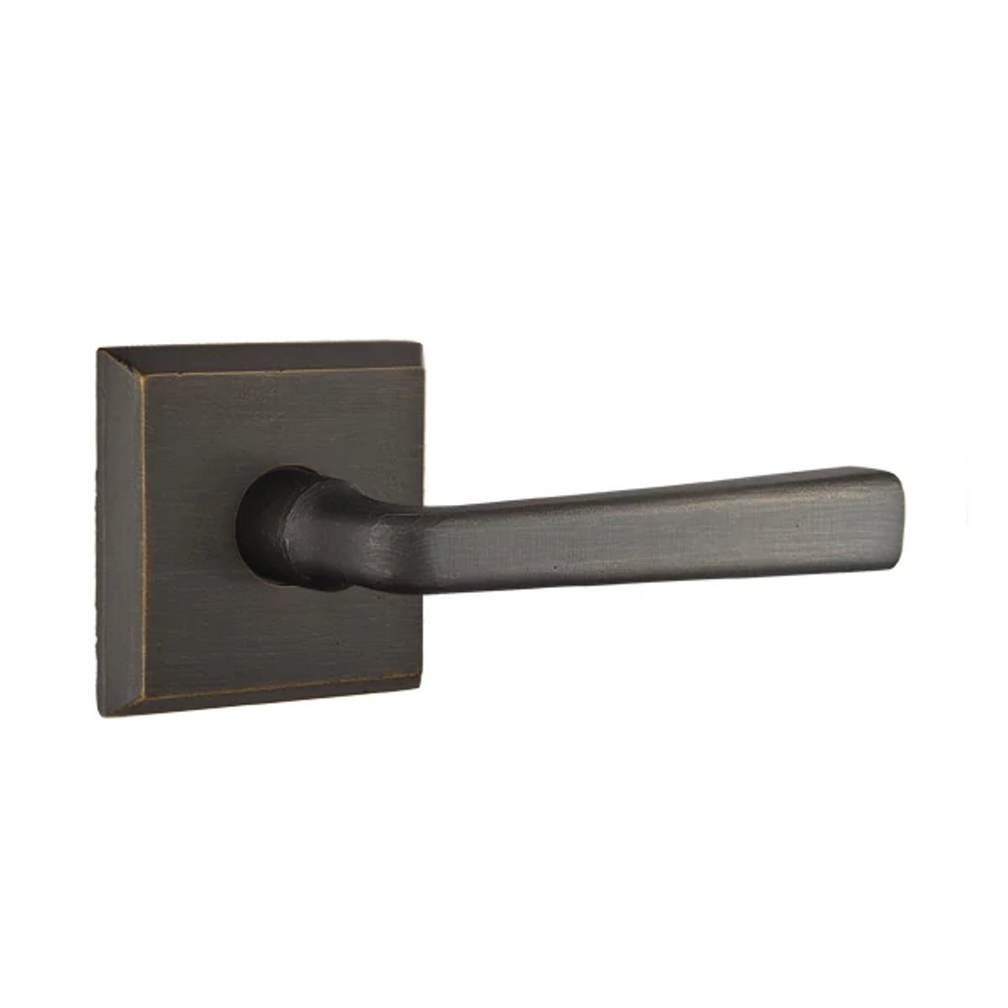 Emtek Cimarron Lever with #6 Rosette in Medium Bronze