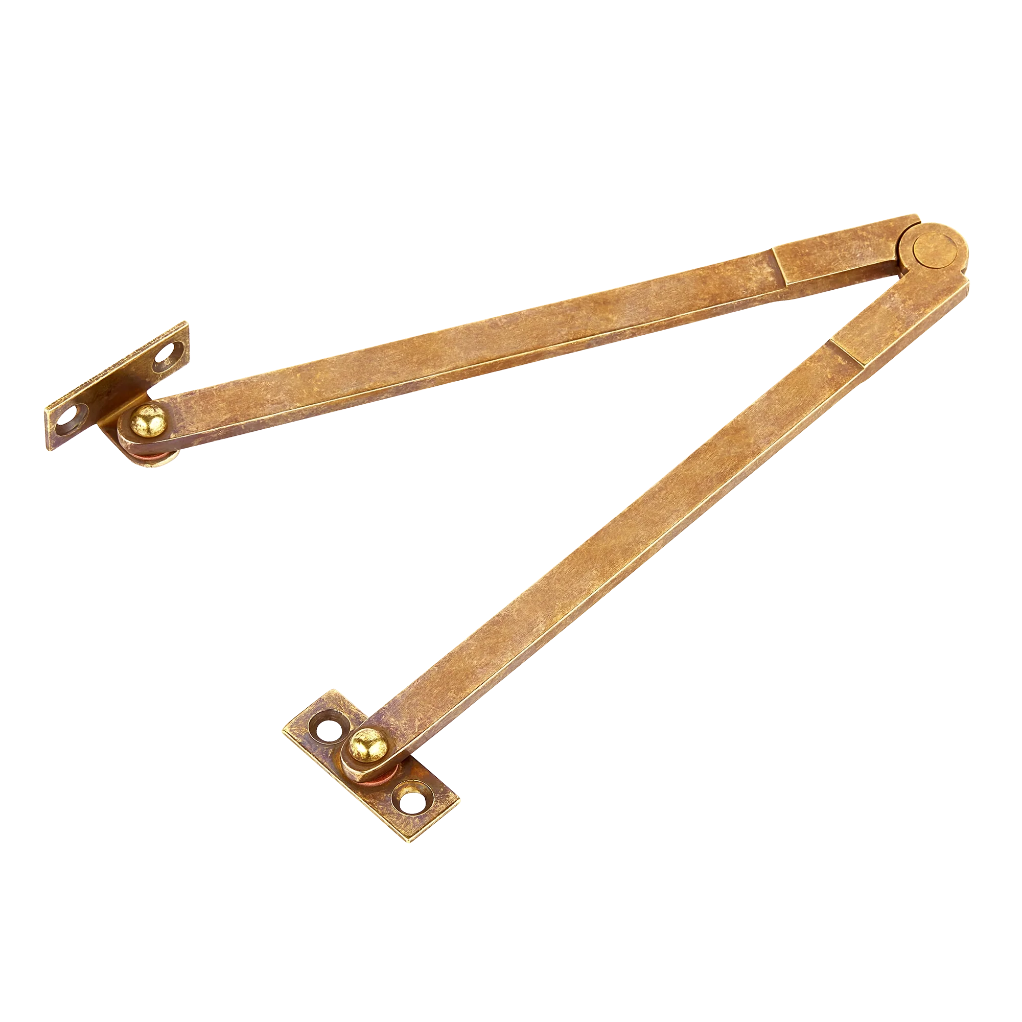 Armac Martin 1749 Heavy Joint Stay (pair) in 127mm / Burnished Brass