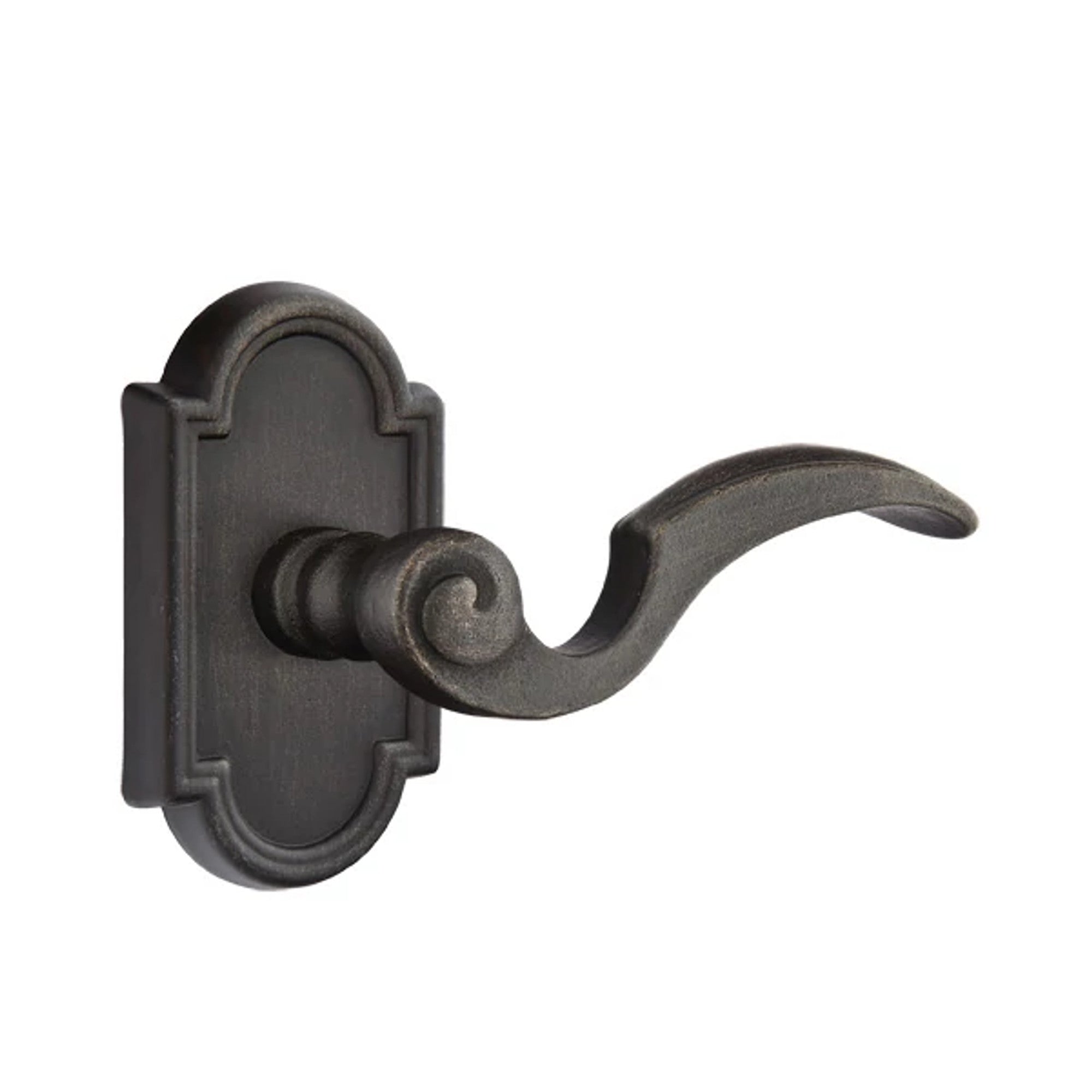Emtek Napoli Lever with #11 Rosette in Medium Bronze