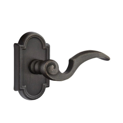 Emtek Napoli Lever with #11 Rosette in Medium Bronze