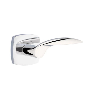 Emtek Mercury Lever with Urban Modern Rosette in Polished Chrome
