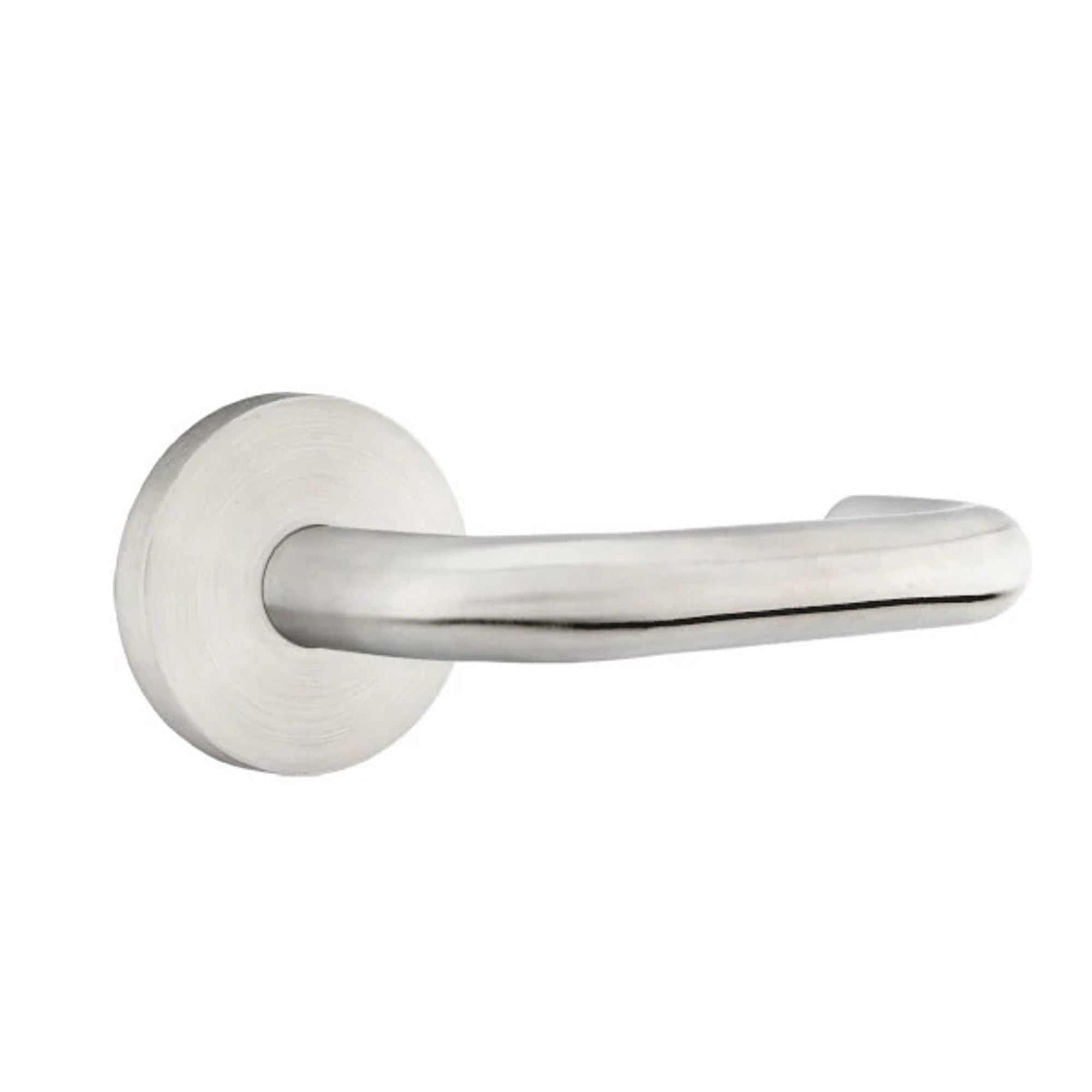 Emtek Stainless Steel Cologne Lever with Disk Rosette in Brushed Stainless Steel