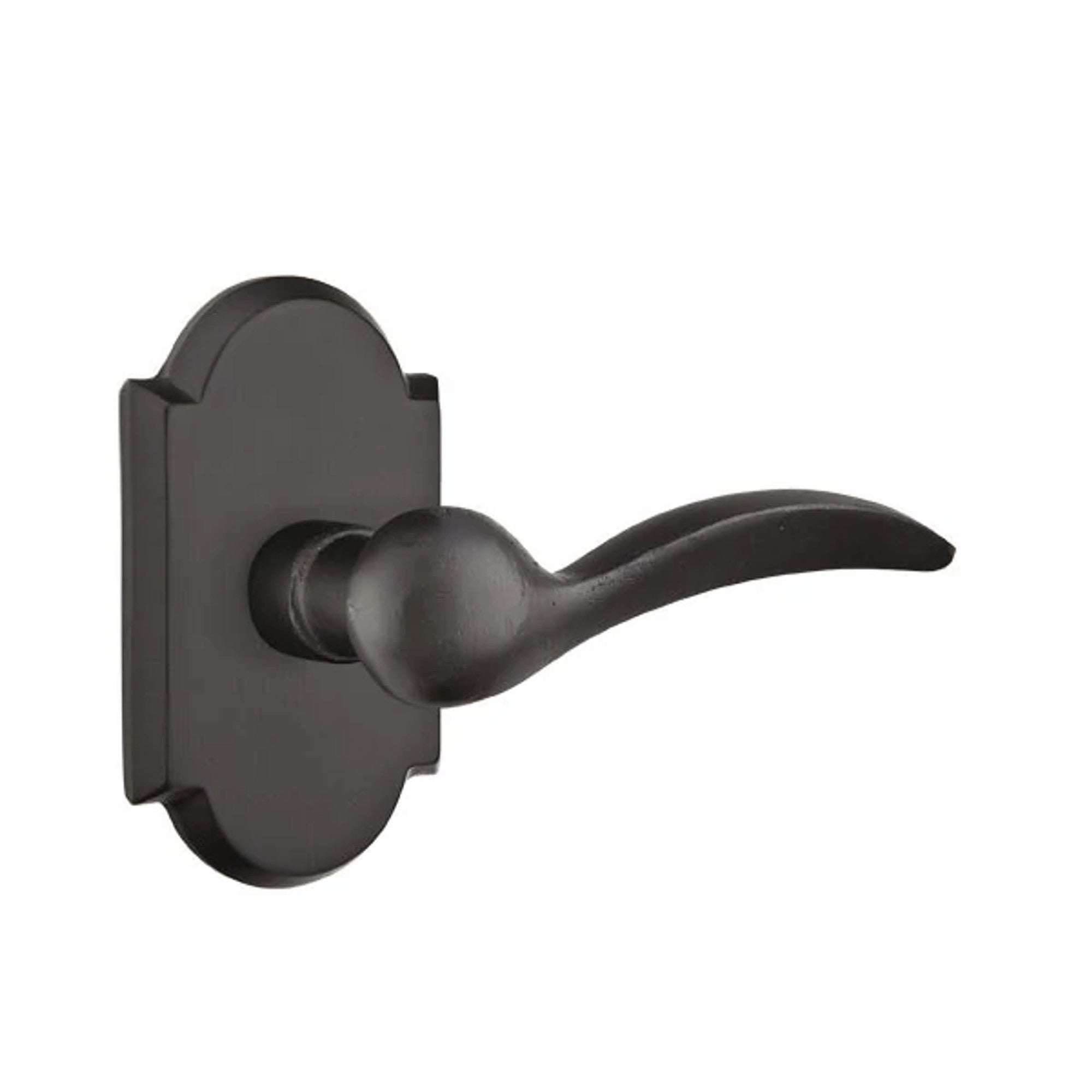 Emtek Durango Lever with #1 Rosette in Flat Black Bronze