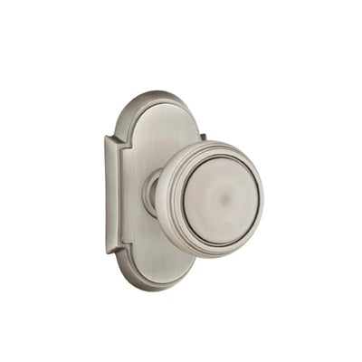 Emtek Norwich Knob with #8 Rosette in Pewter