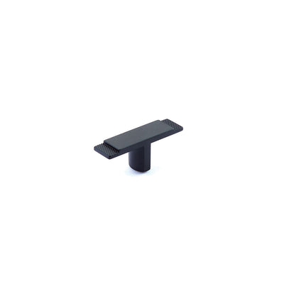 Schaub Quadrato 2-3/8" Wide T-Knob in Matte Black
