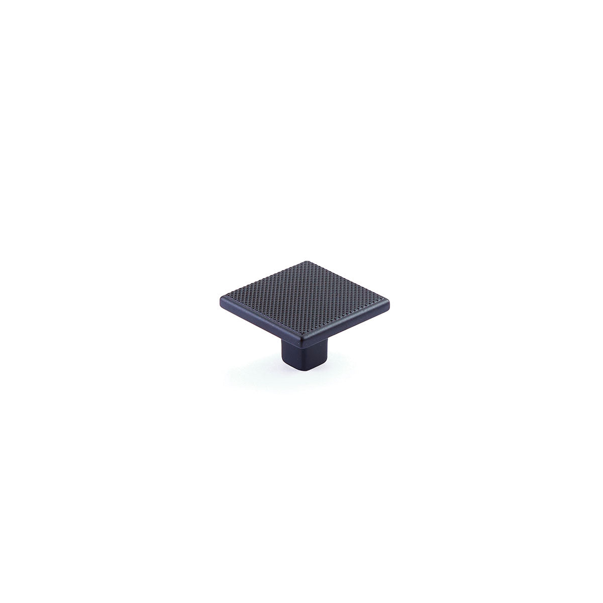 Schaub Quadrato 1-3/8" Square Knob in Matte Black