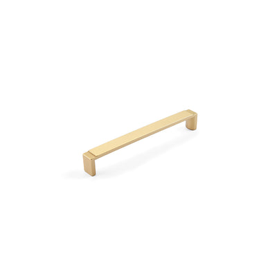 Schaub Quadrato 160 mm C-C Wide Pull in Signature Satin Brass