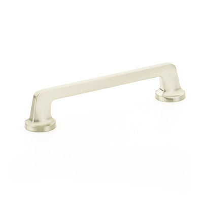 Schaub Northport Round Base 6" C-C Pull, Round Base in Brushed Nickel