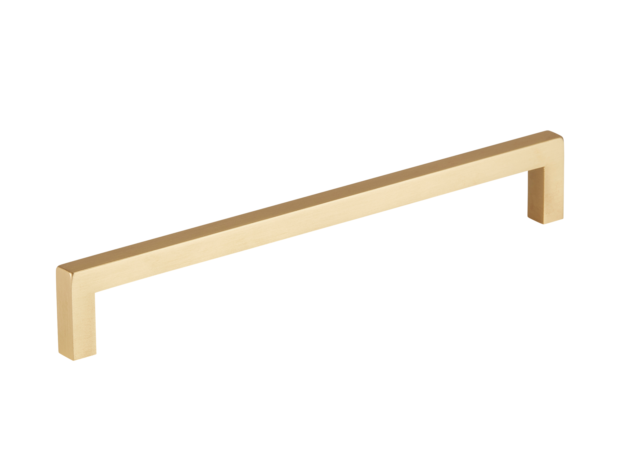Armac Martin Bromsgrove Cabinet Handle in 203mm / Satin Brass Satin Lacquered