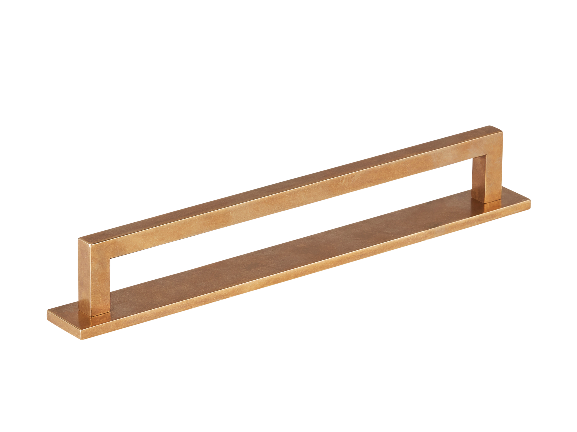 Armac Martin Bromwich Cabinet Handle in 203mm / Burnished Brass