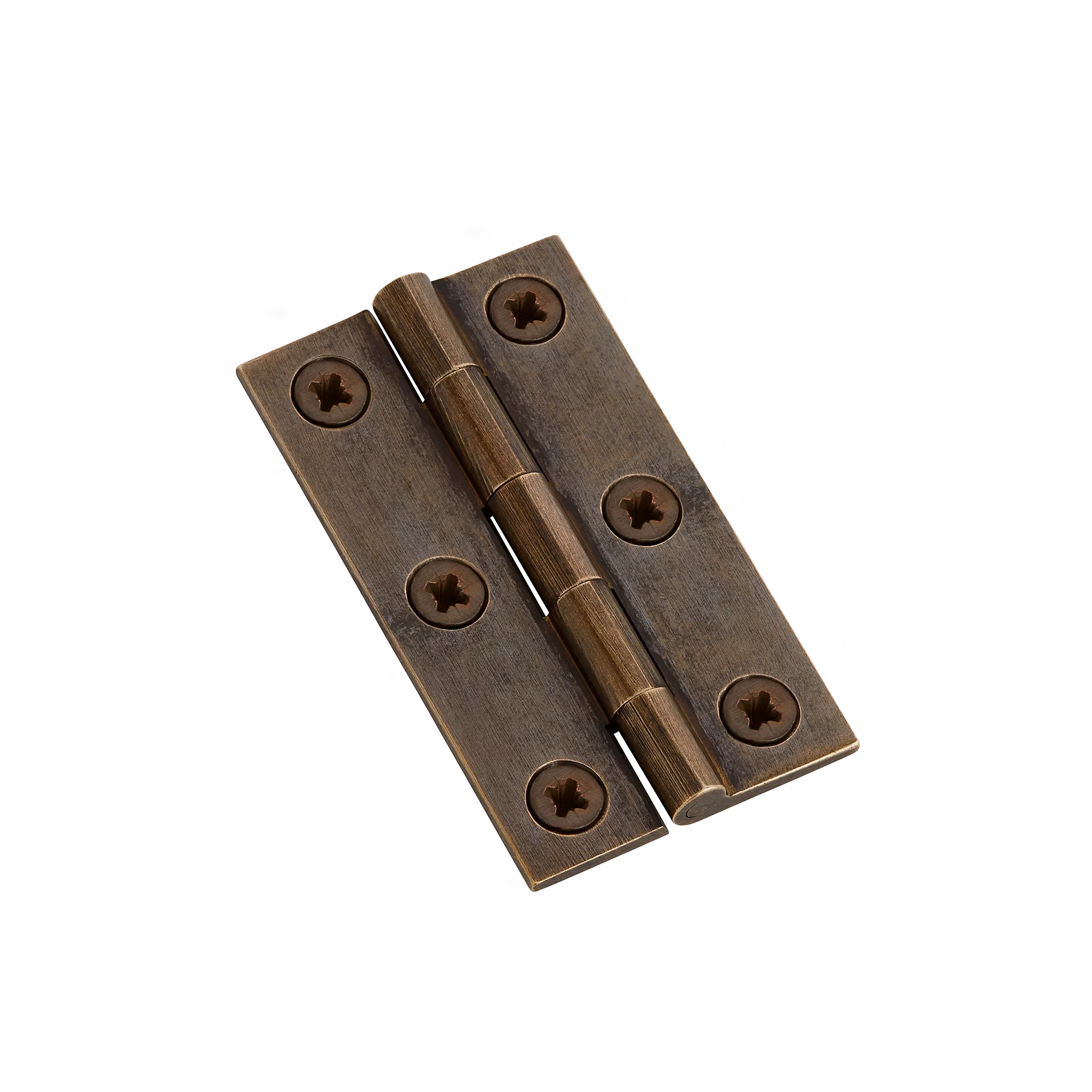 Armac Martin 204 (Pair of) Butt Hinge with Pozi Screws in 38mm / Dark Aged Brass