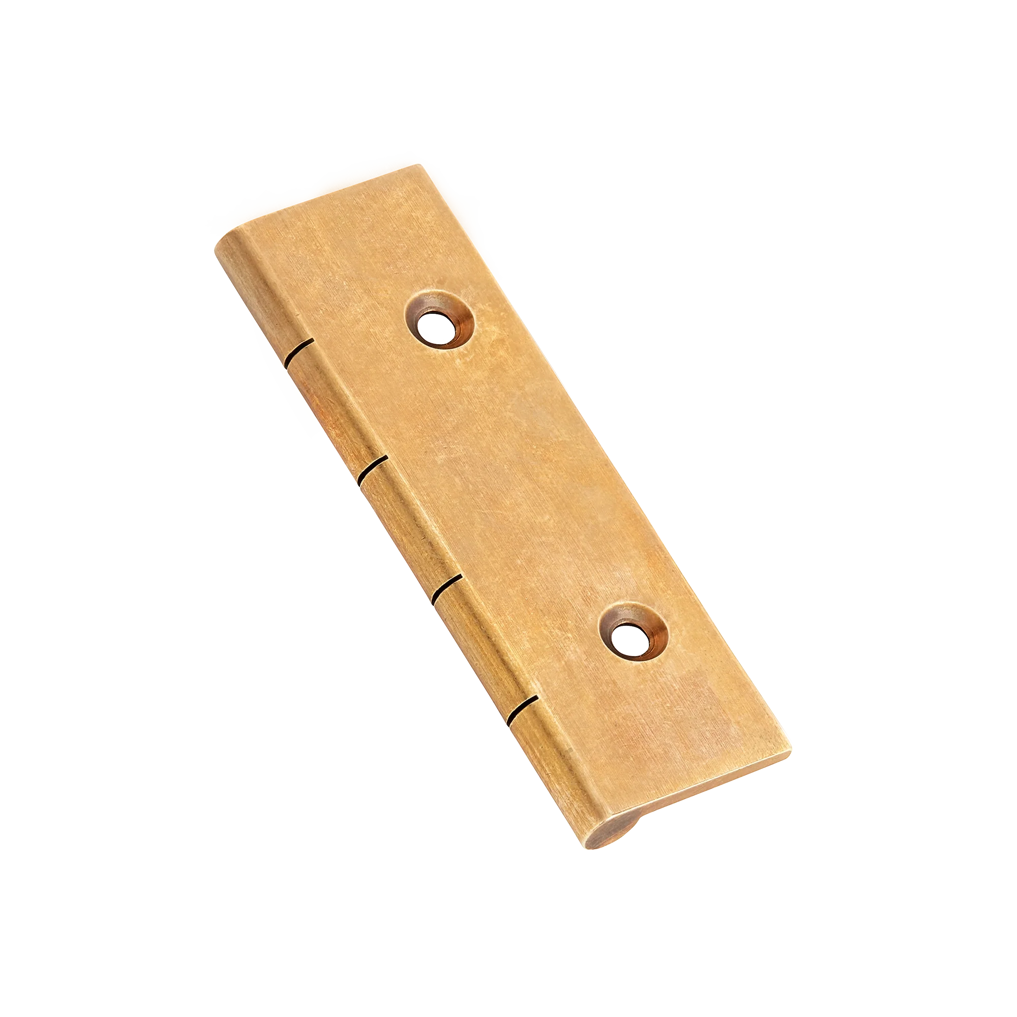 Armac Martin Dummy Hinge (Pair of) in 65mm / Burnished Brass