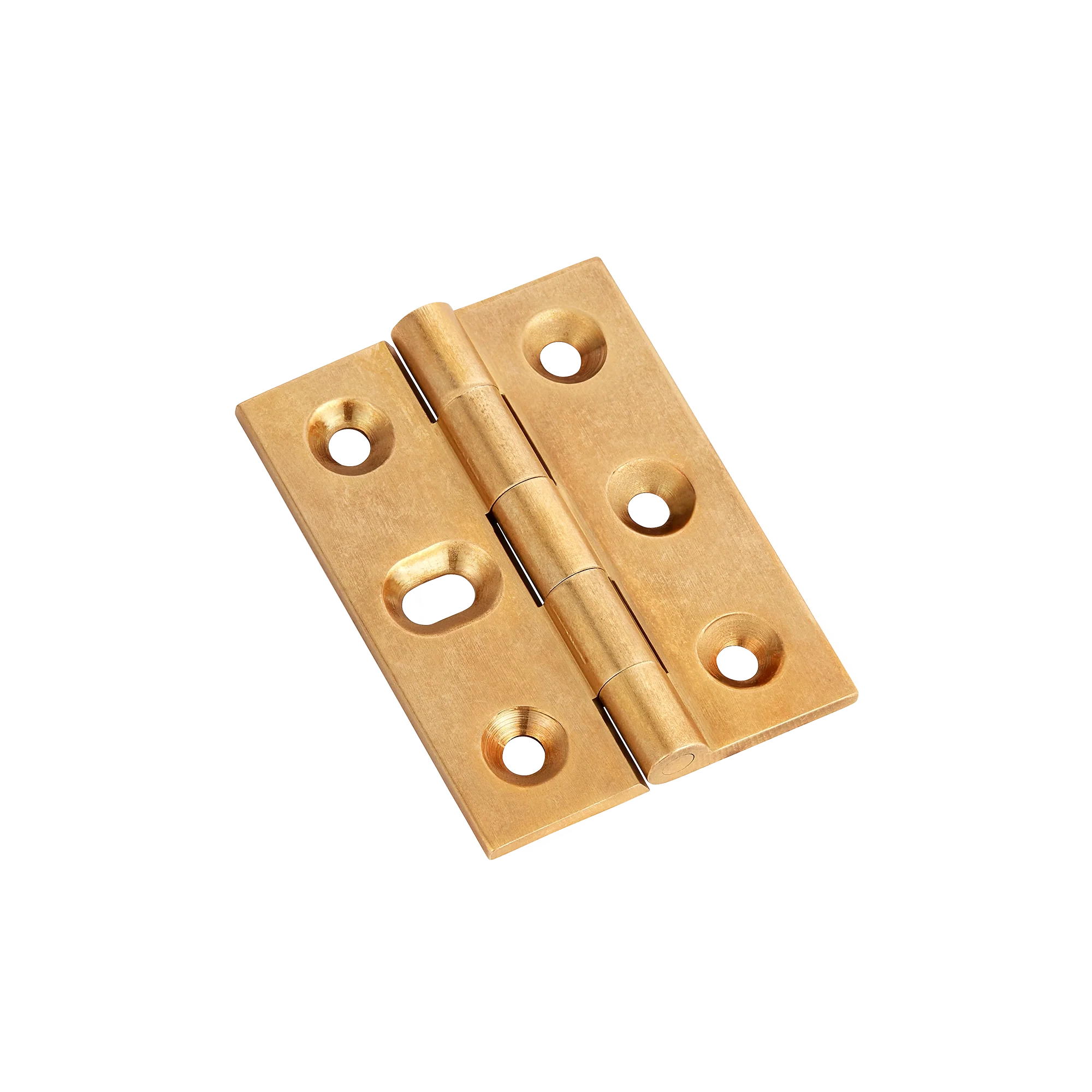 Armac Martin 207 - 1 SLOT Brass Broad Butt Hinge in 50mm / Burnished Brass