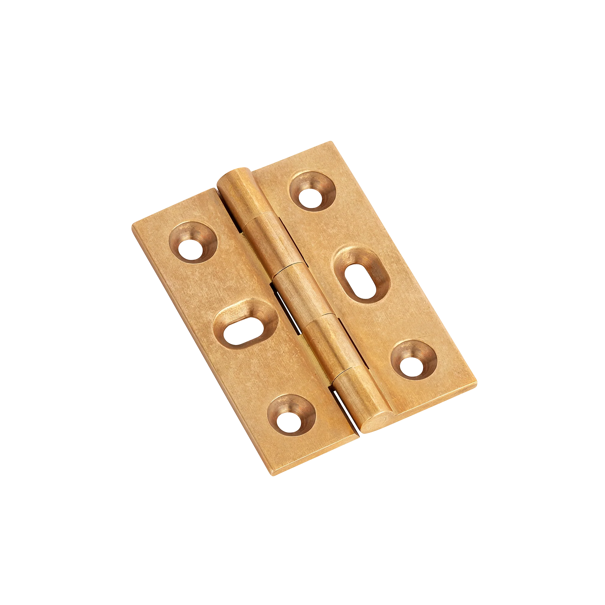 Armac Martin 207 - 2 SLOT Broad Butt Hinge in 50mm / Burnished Brass
