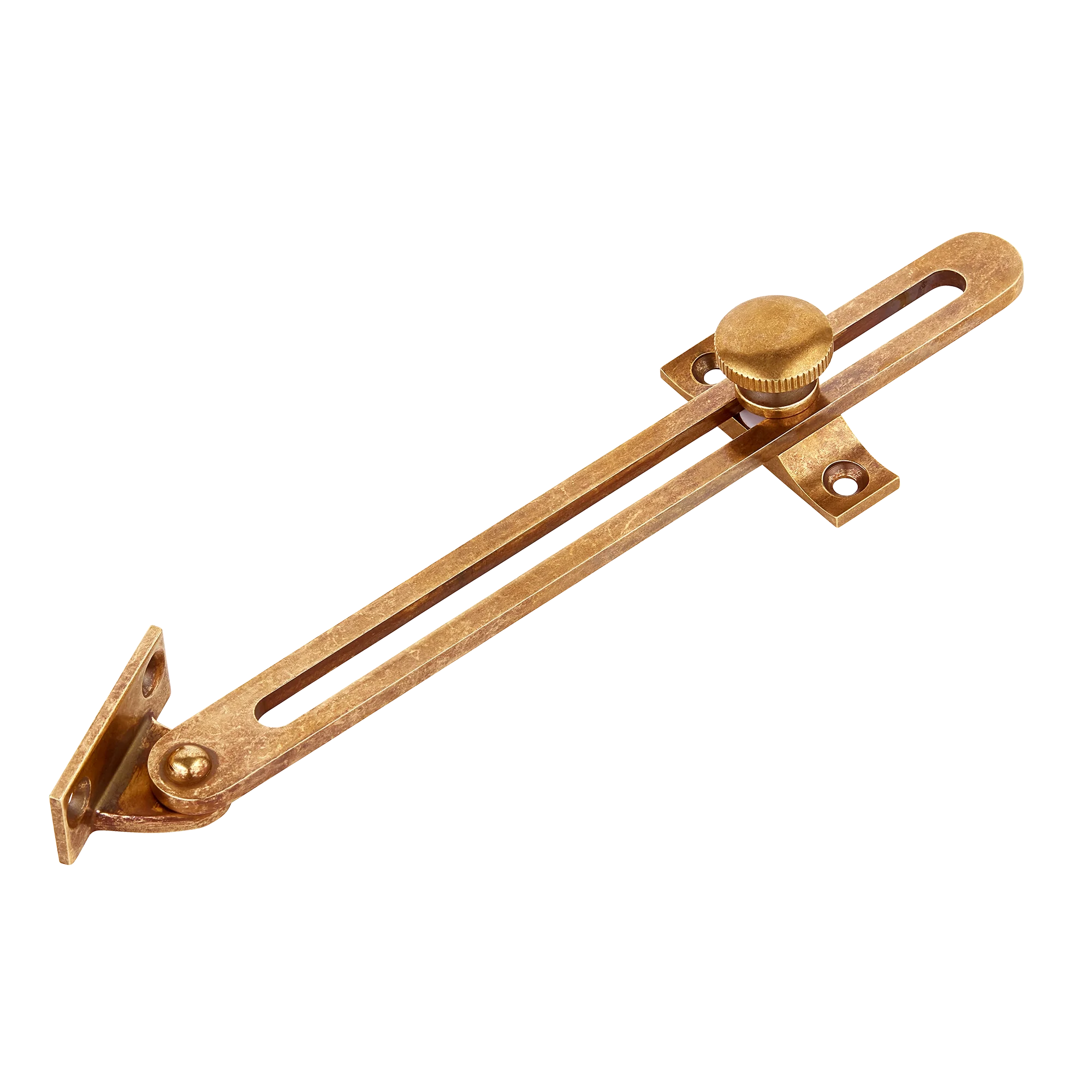 Armac Martin 2149 Wardrobe Stay in 204mm / Burnished Brass