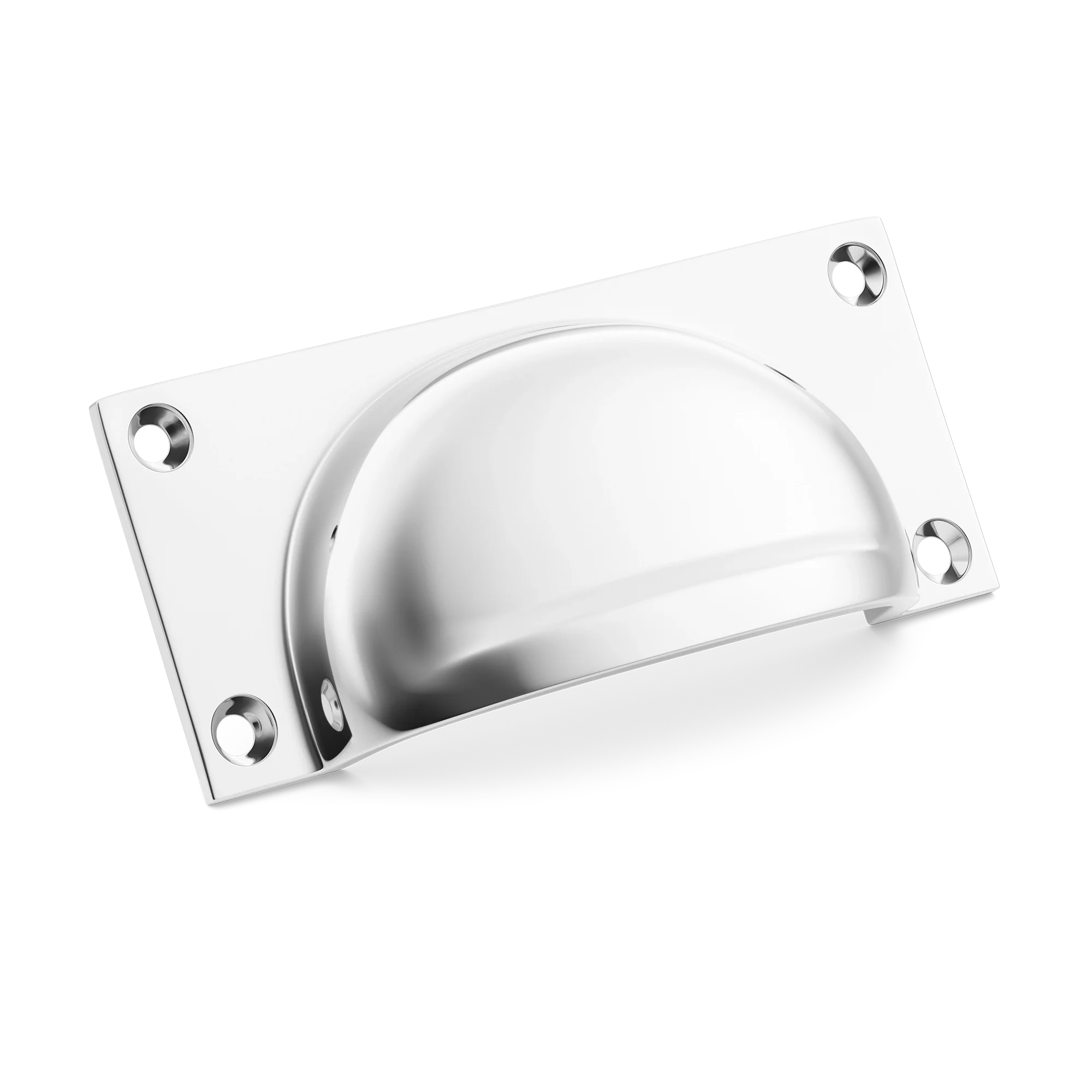 Armac Martin 2174 Drawer Pull in 95mm / Polished Chrome Plate