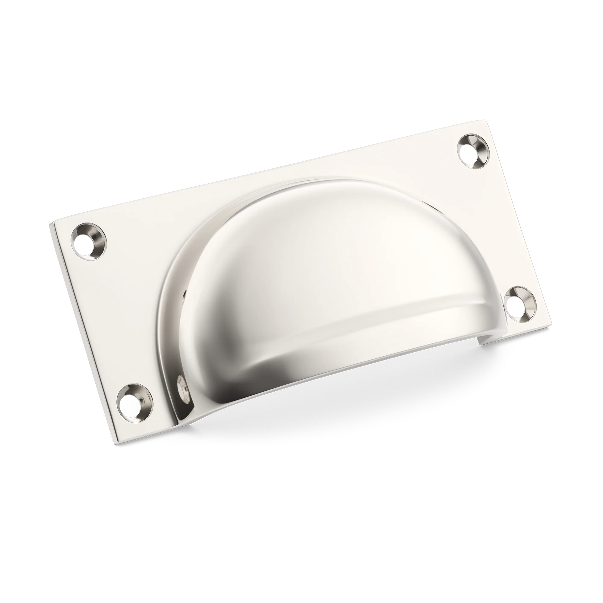 Armac Martin 2174 Drawer Pull in 95mm / Polished Nickel Plate