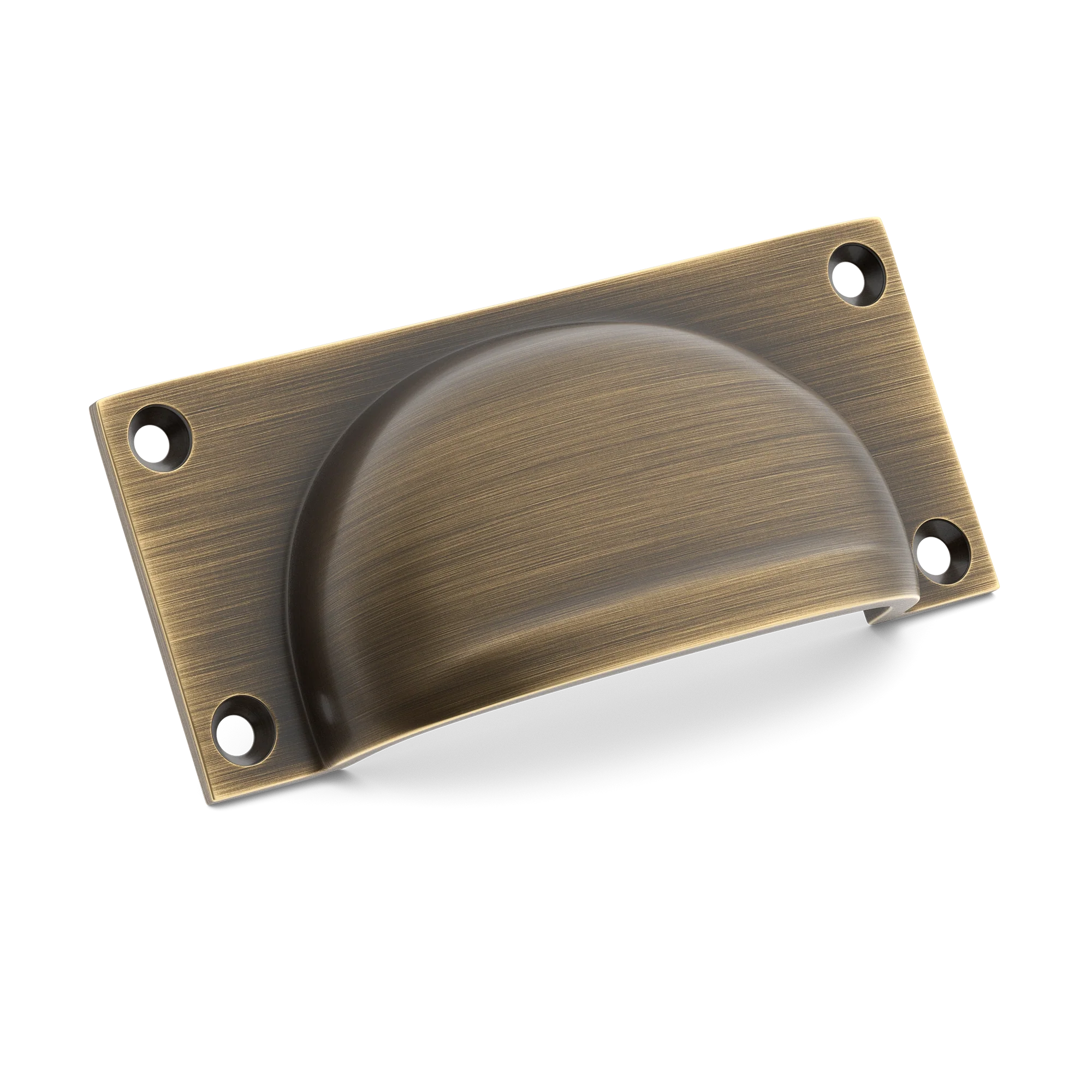 Armac Martin 2174 Drawer Pull in 95mm / Satin Antique Satin Lacquered