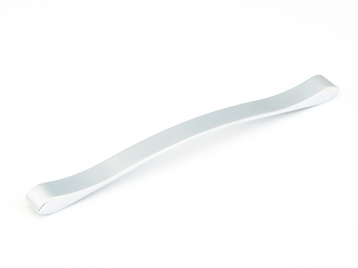 Schaub Wave 12-5/8" C-C Pull in Matte Chrome