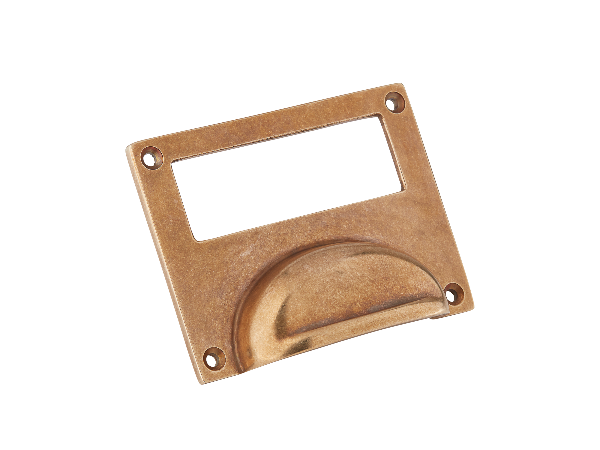 Armac Martin Cotswold Card Frame Pull in 95mm / Burnished Brass