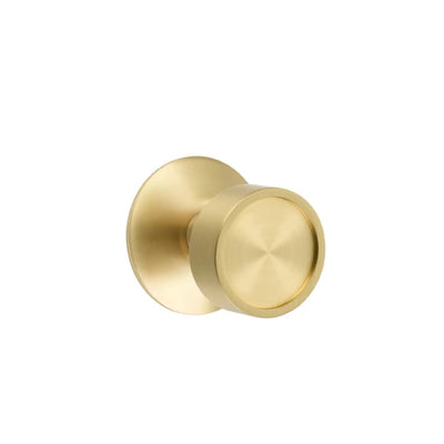 Emtek Verve Knob with Modern Rosette in Satin Brass