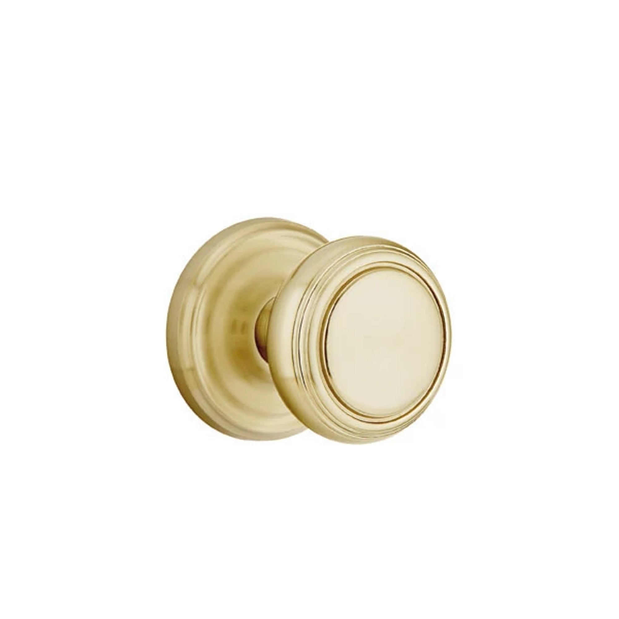 Emtek Norwich Knob with Regular Rosette in Satin Brass