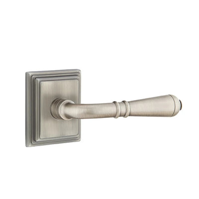 Emtek Turino Lever with Wilshire Rosette in Pewter