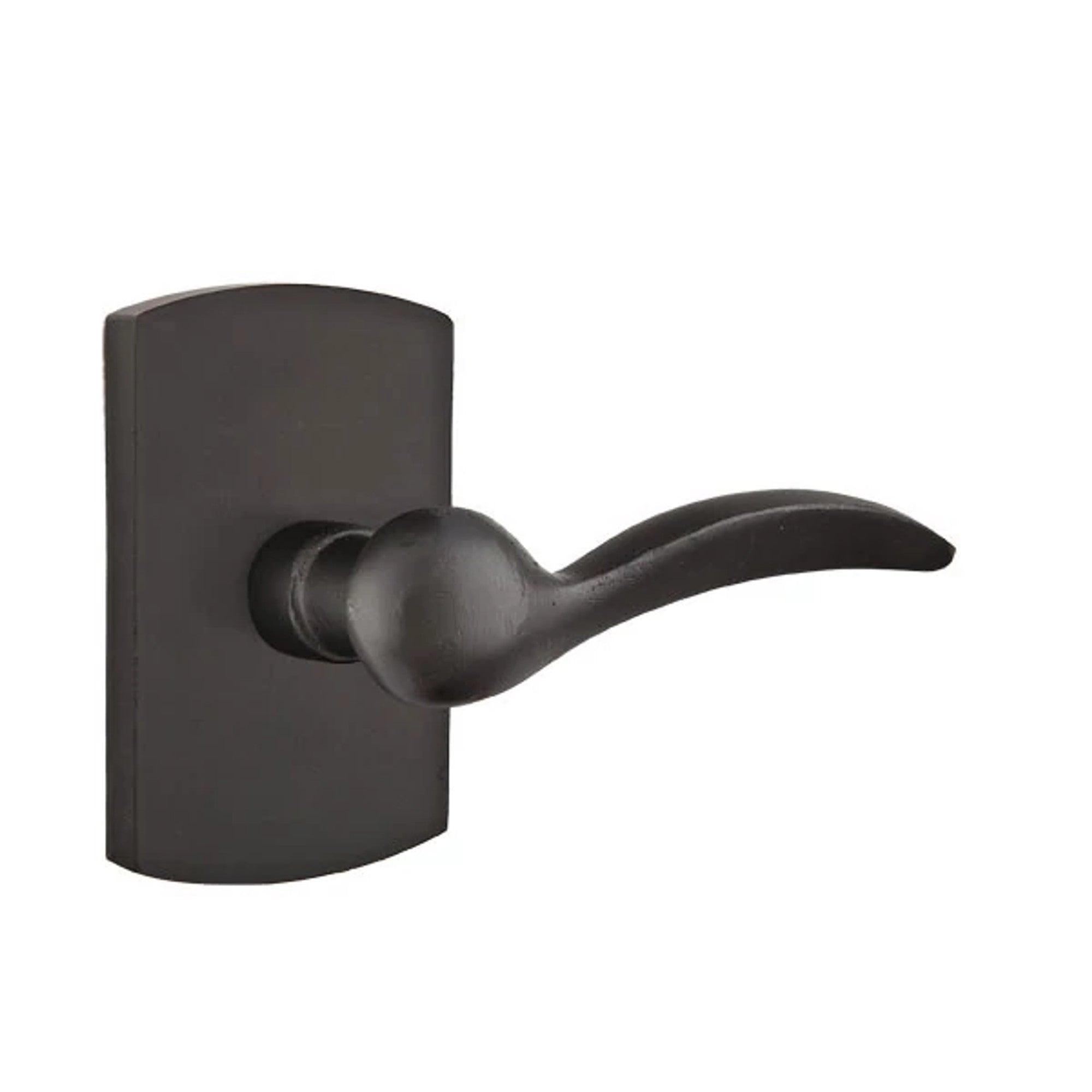 Emtek Durango Lever with #4 Rosette in Flat Black Bronze