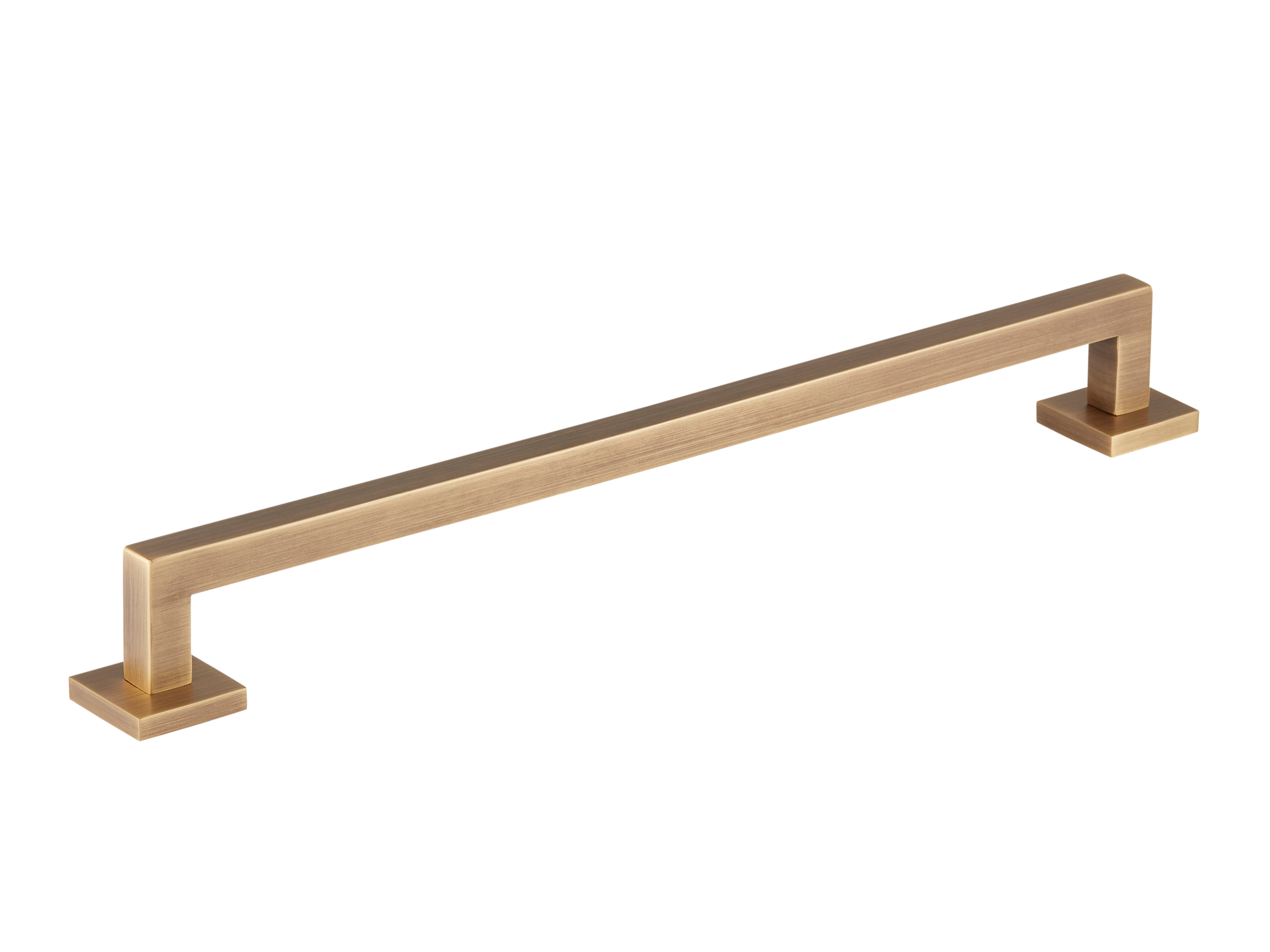 Armac Martin Bromford Cabinet Handle in 128mm / Hand Burnished Brass
