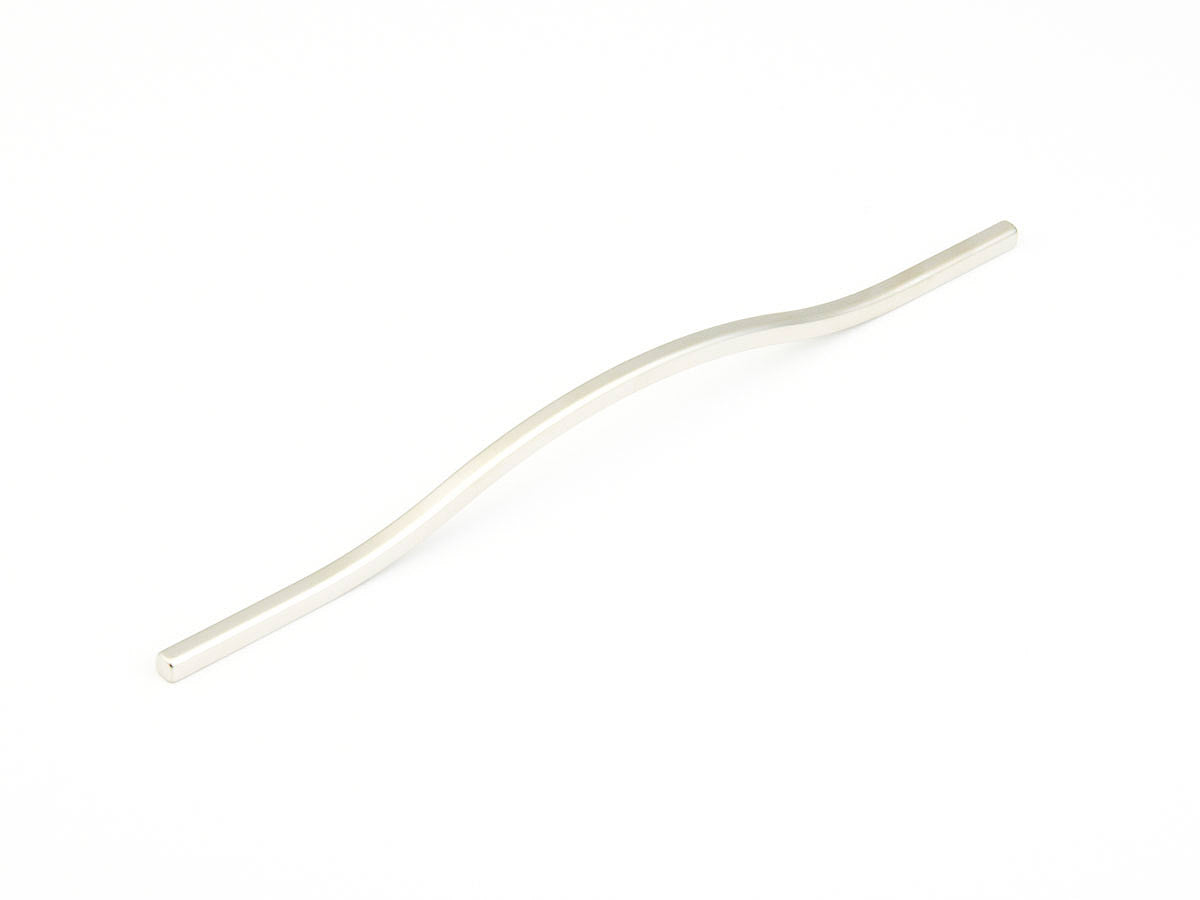 Schaub Sorrento 288/12-5/8" C-C Bowed Pull in Satin Nickel