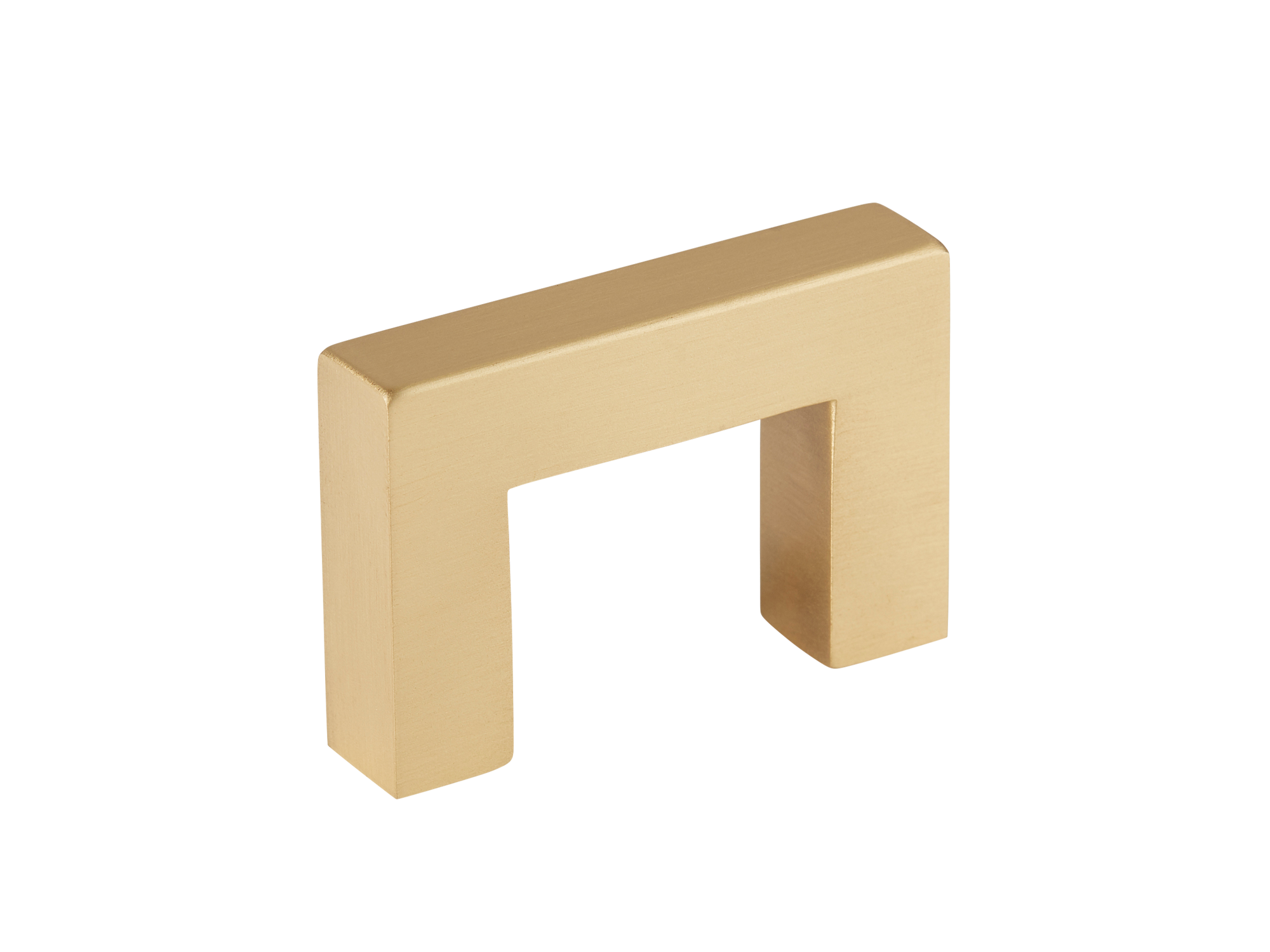 Armac Martin Bromsgrove Finger Pull in 45mm / Satin Brass Satin Lacquered