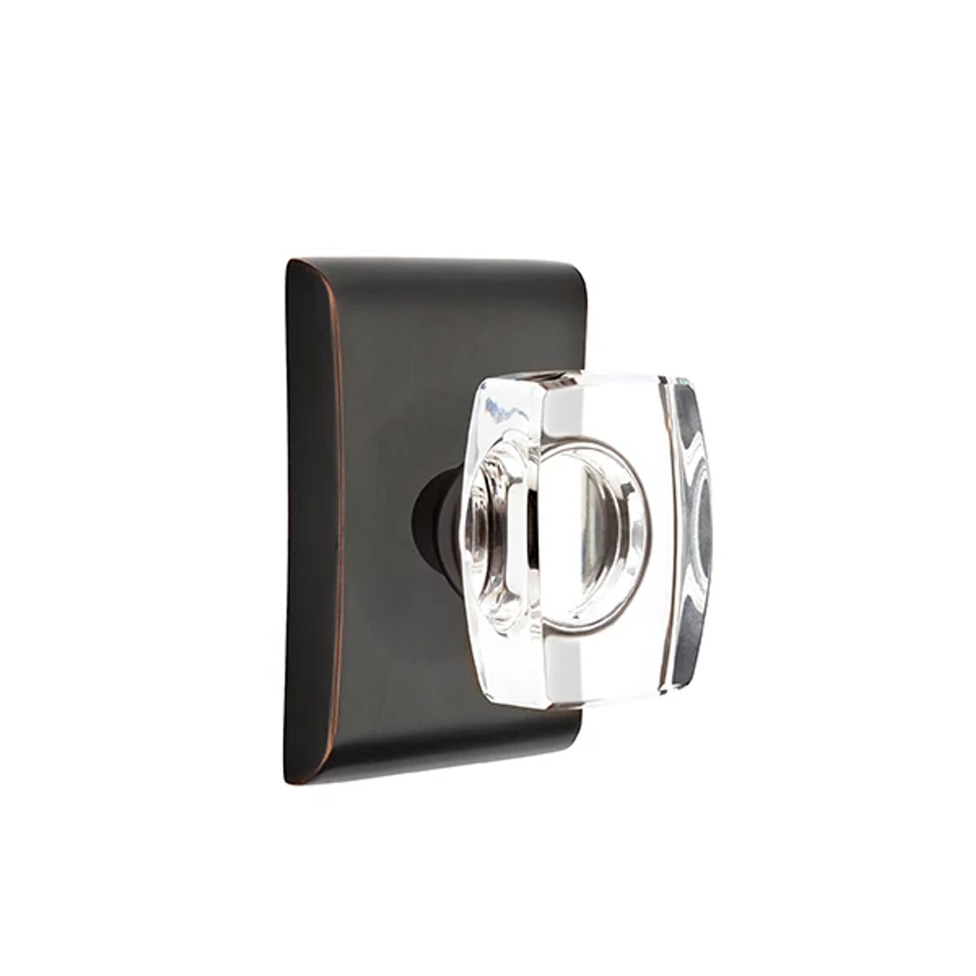 Emtek Windsor Knob with Neos Rosette in Oil Rubbed Bronze