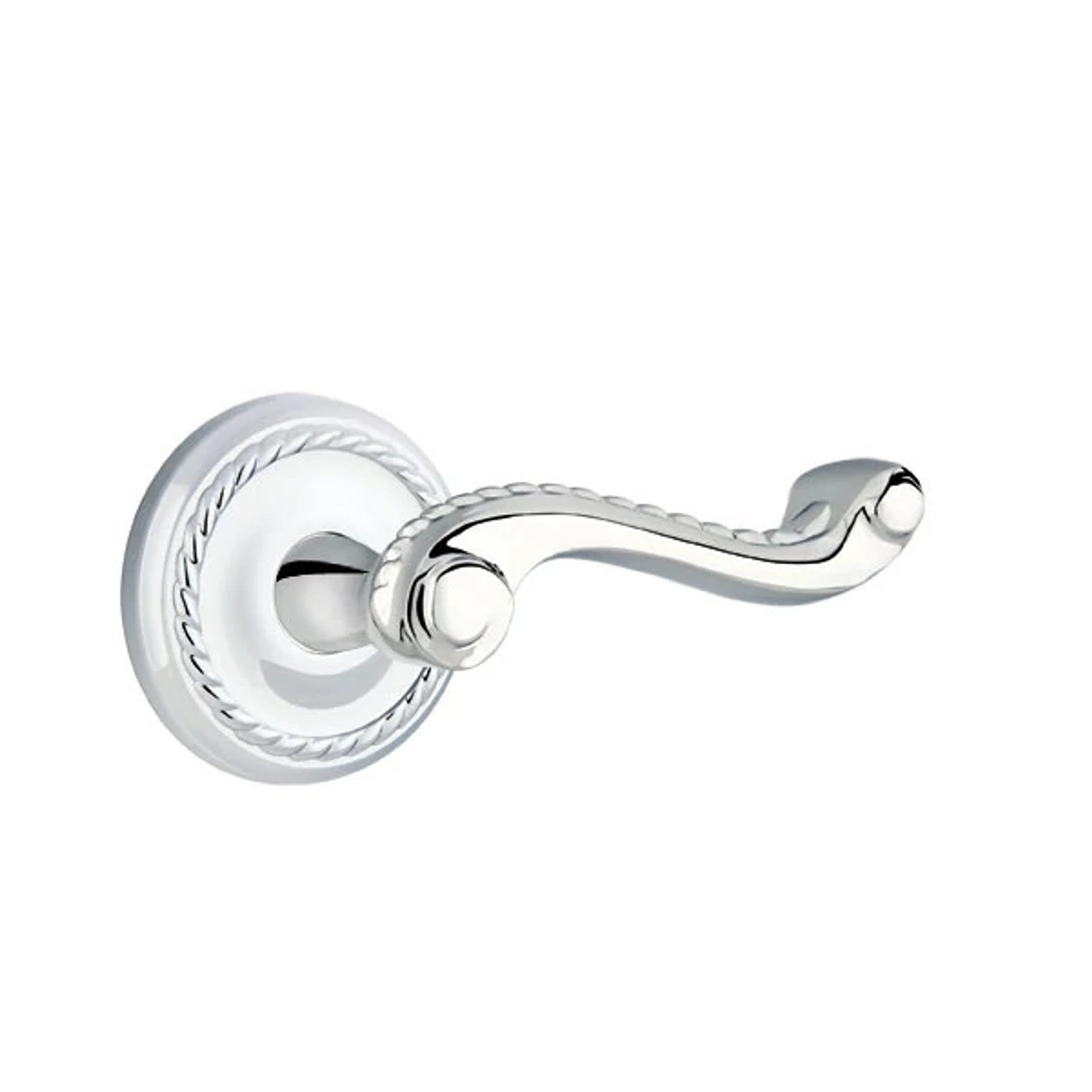Emtek Rope Lever with Rope Rosette in Polished Chrome