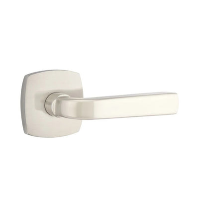 Emtek Sion Lever with Urban Modern Rosette in Satin Nickel