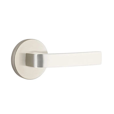 Emtek Breslin Lever with Disk Rosette in Satin Nickel