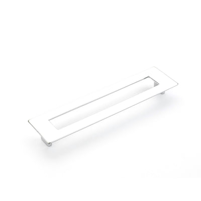 Schaub Finestrino 7-1/2" C-C Flat Rectangle Pull in Polished Chrome