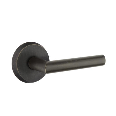 Emtek Mariposa Lever with #2 Rosette in Medium Bronze