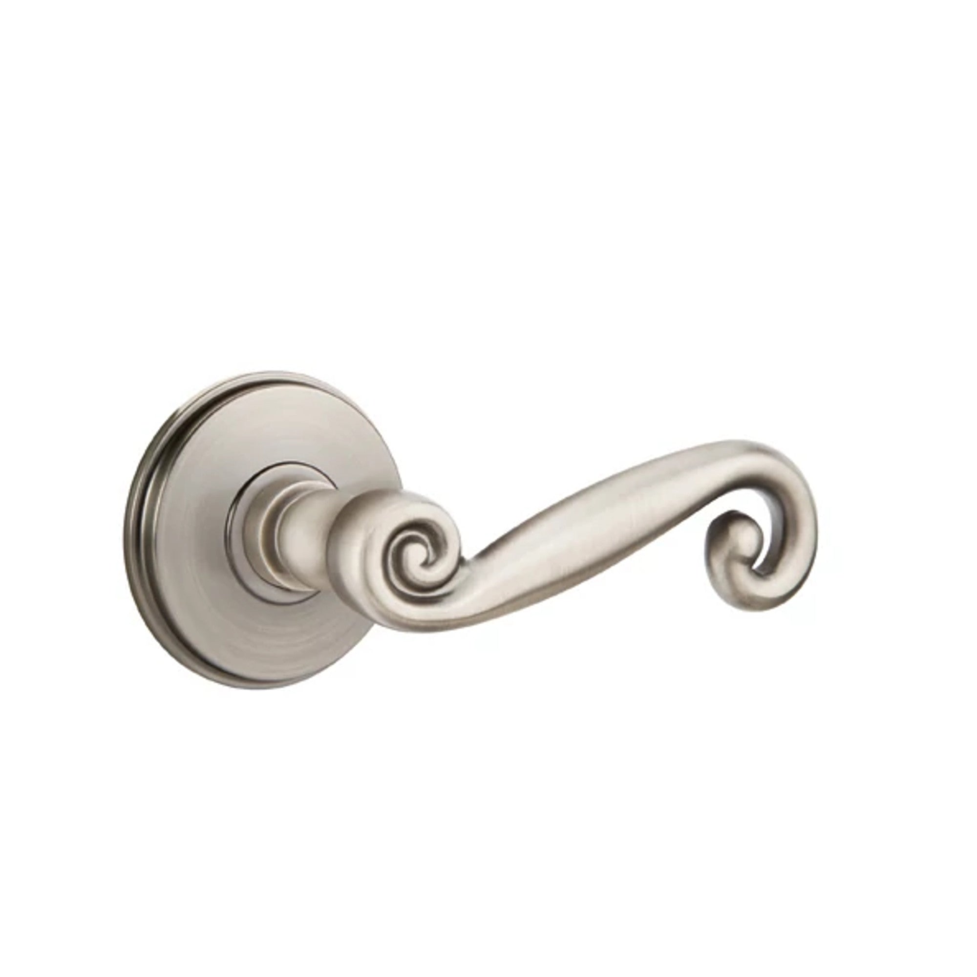 Emtek Rustic Lever with Watford Rosette in Pewter