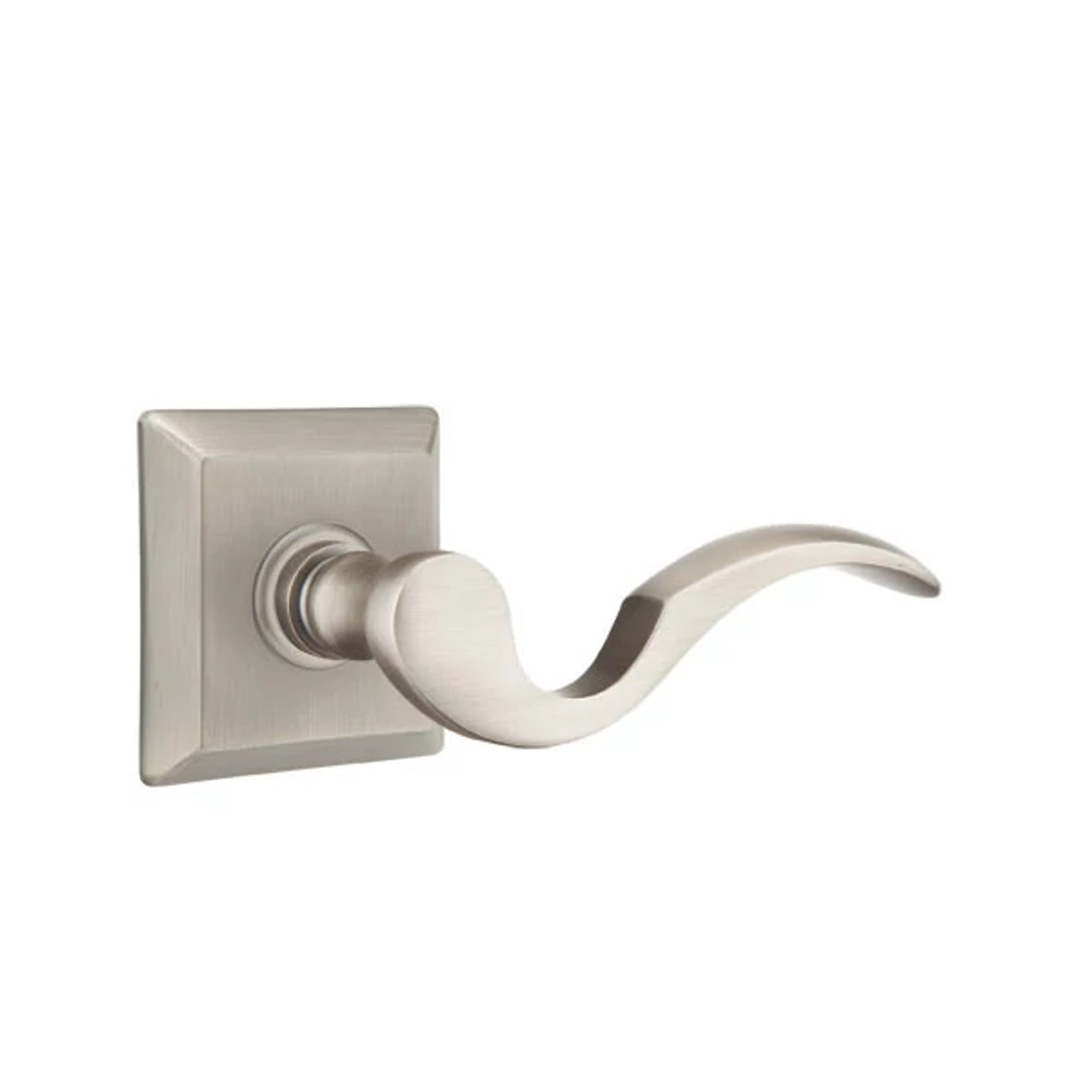 Emtek Cortina Lever with Quincy Rosette in Pewter