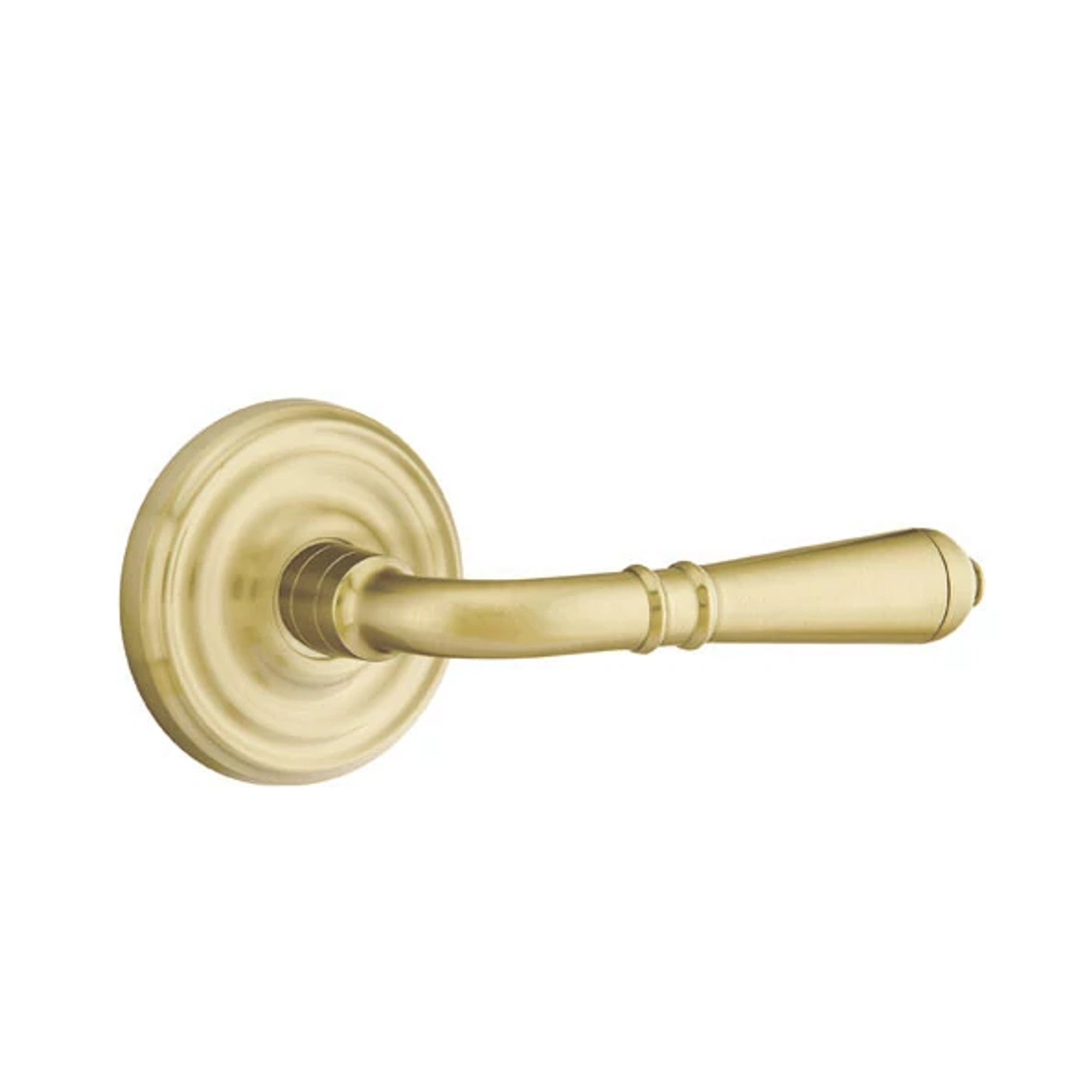 Emtek Turino Lever with Regular Rosette in Satin Brass