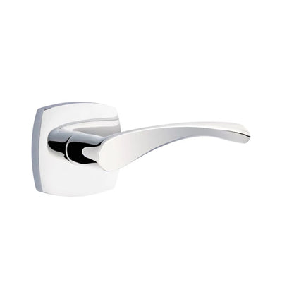 Emtek Triton Lever with Urban Modern Rosette in Polished Chrome