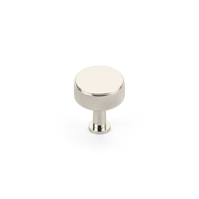 Schaub Pub House Knurled 1-1/4" Knurled Knob in Polished Nickel