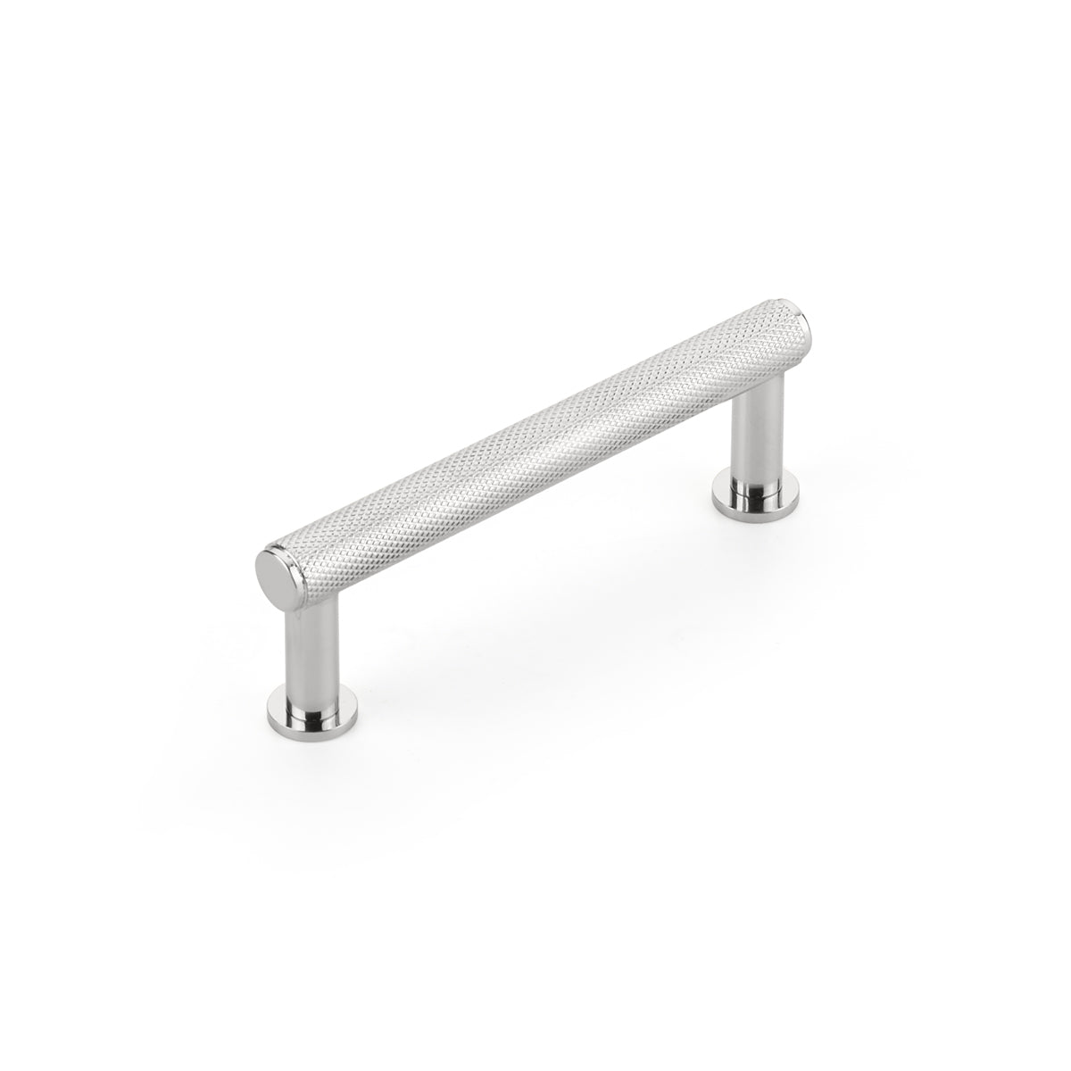 Schaub Pub House Knurled 3-1/2" C-C Knurled Pull in Polished Chrome