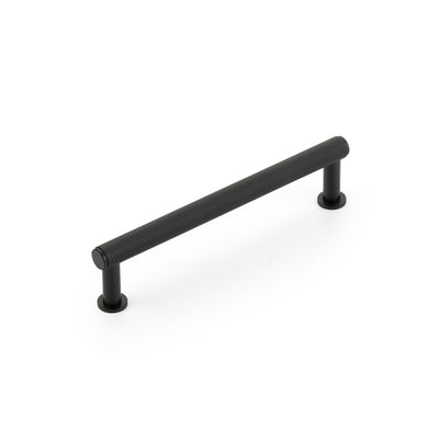 Schaub Pub House Knurled 5" C-C Knurled Pull in Matte Black