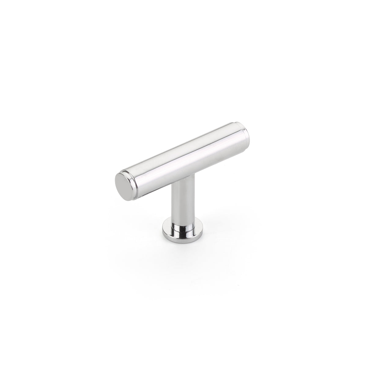 Schaub Pub House Smooth 2" T-Knob in Polished Chrome