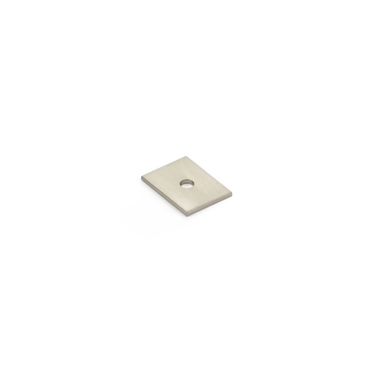 Schaub Pub House Backplates 1" x 3/4" Backplate For Knob in Brushed Nickel